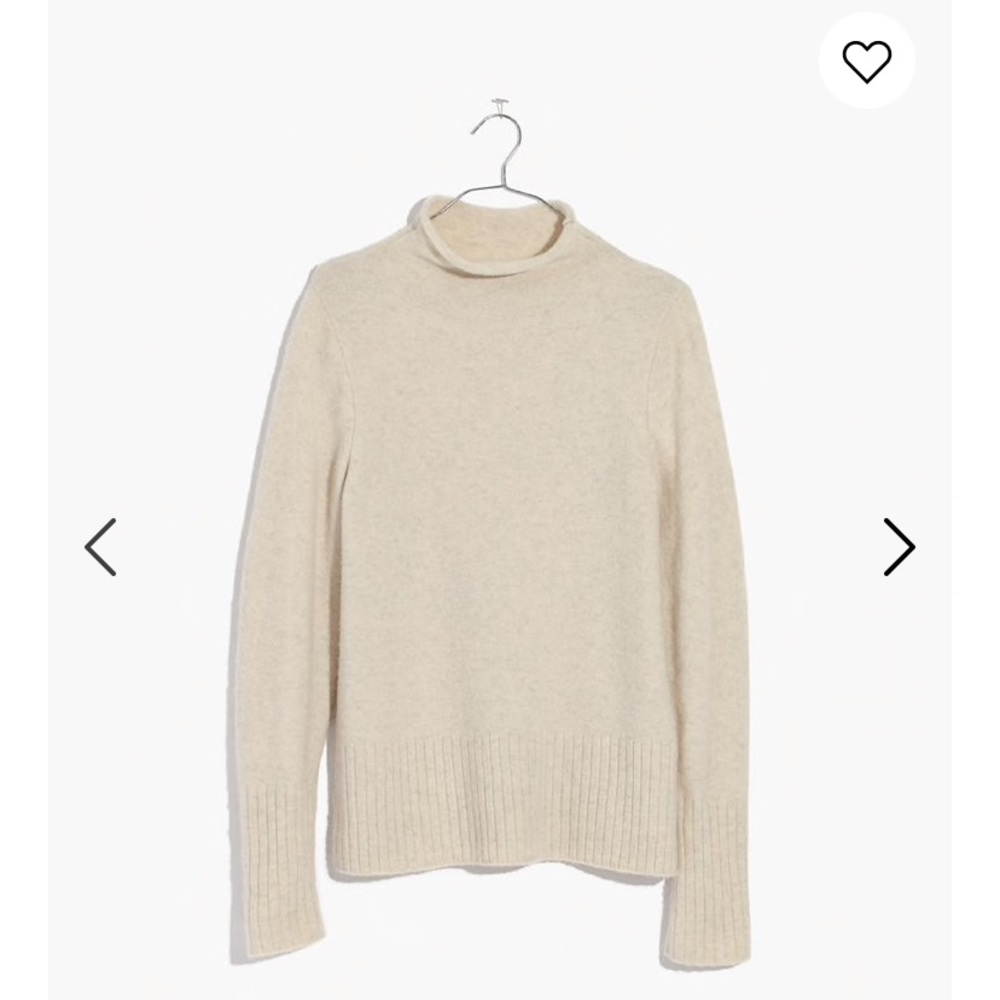 NWT Madewell Turtleneck Sweater in Coziest Yarn